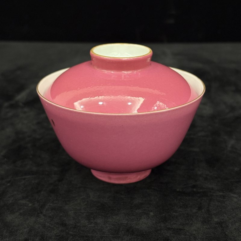 清 胭脂红釉茶具一组 - 图65
