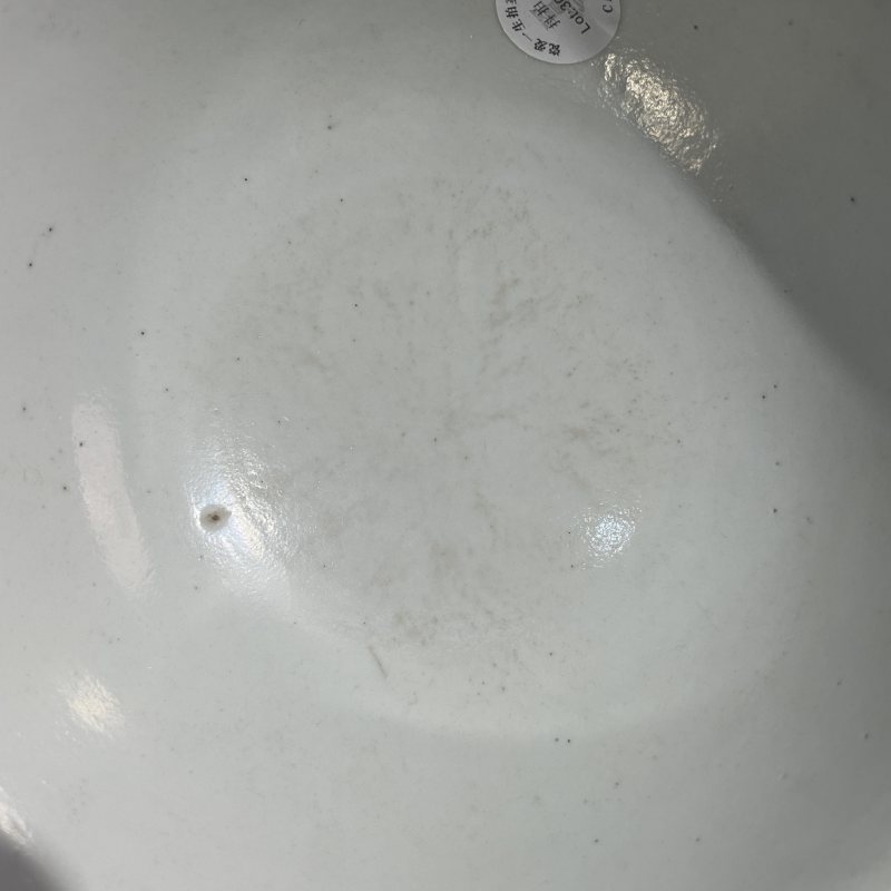 清嘉庆粉彩开窗花卉纹碗 - 图8