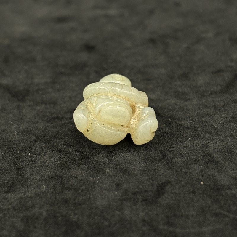 清 白玉童子 白玉鸡两件 - 图10