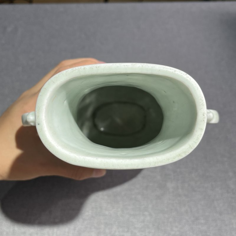 清乾隆青花饕餮纹尊 - 图8