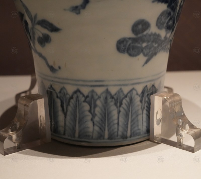 明永乐 青花花卉纹梅瓶 - 图5
