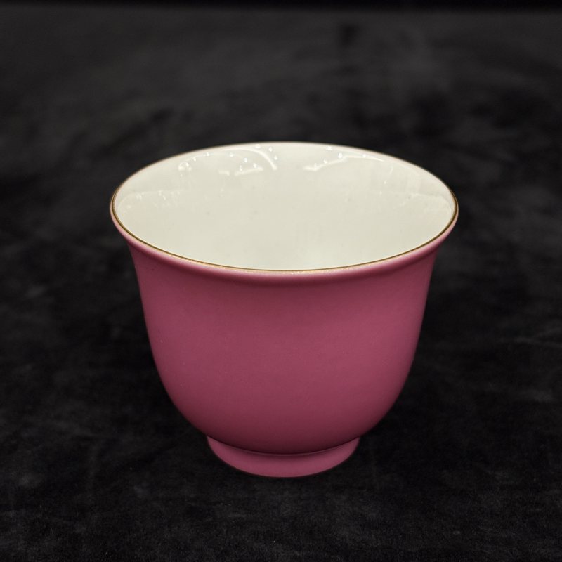 清 胭脂红釉茶具一组 - 图8