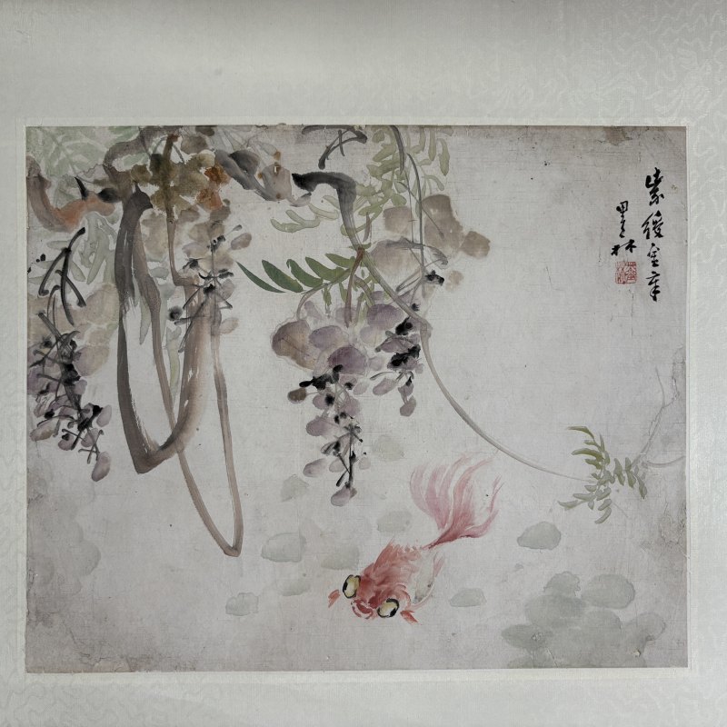 清 王维翰 金榕 花鸟双挖 - 图2