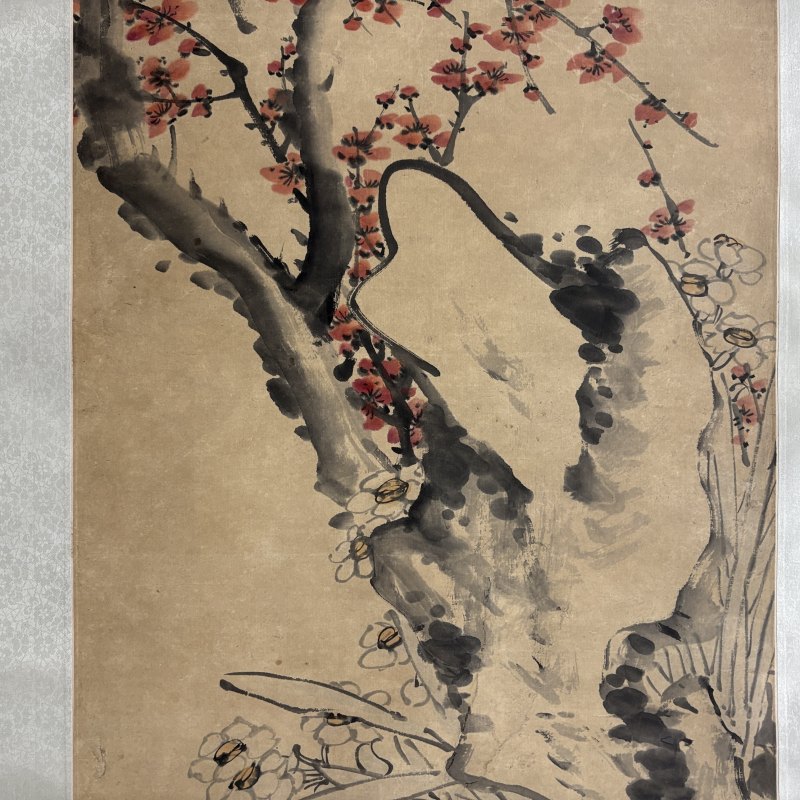 清 吴让之 梅花水仙 - 图4