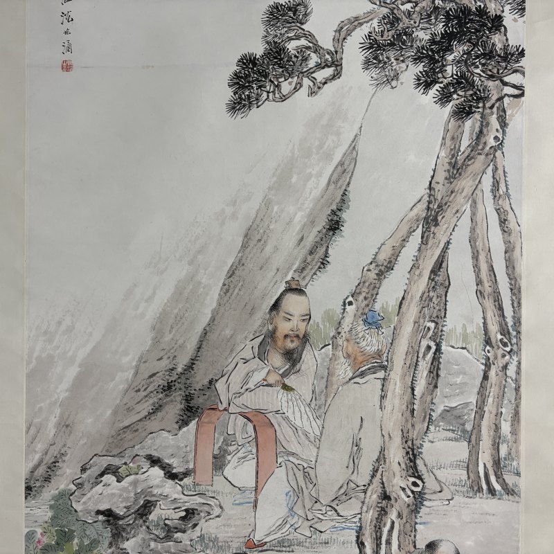 清 沈心海 荷净纳凉 - 图3