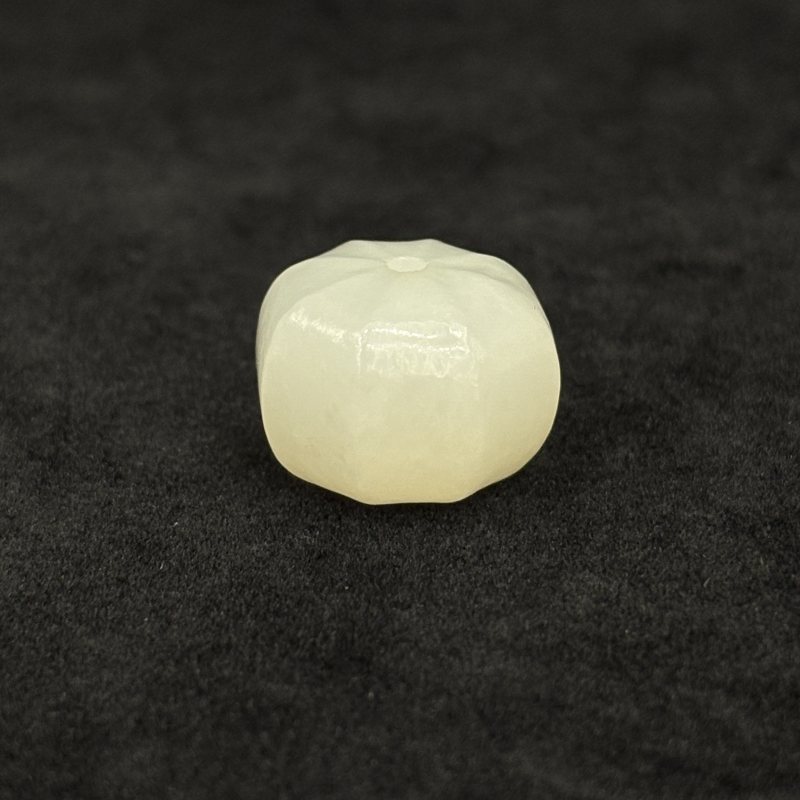 清 白玉珠 玉琮 白玉雕螭龙印钮一组 - 图7