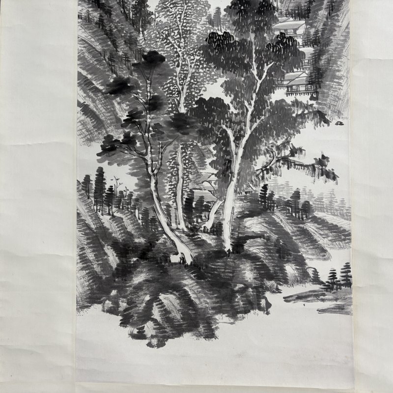 清 汪昉 山水 - 图2