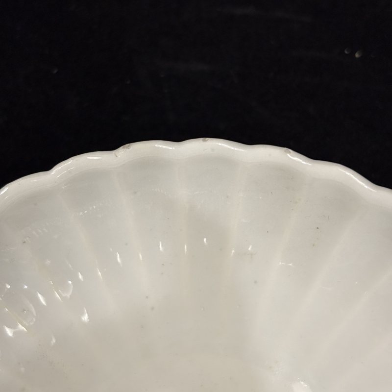 清 粉彩人物纹瓜楞形茶盖碗两件 - 图24