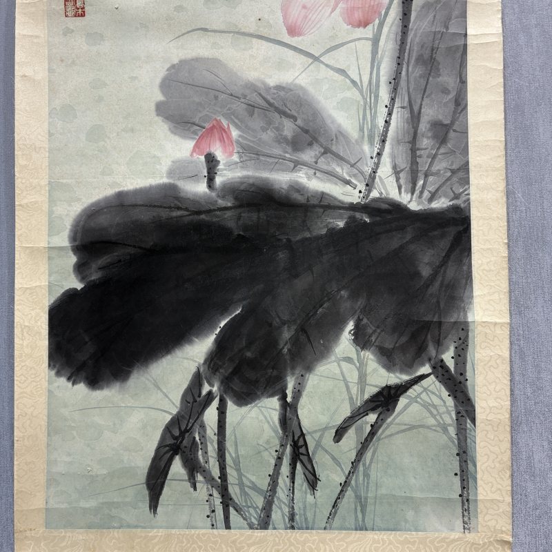 近现代 乔木 荷花 - 图3