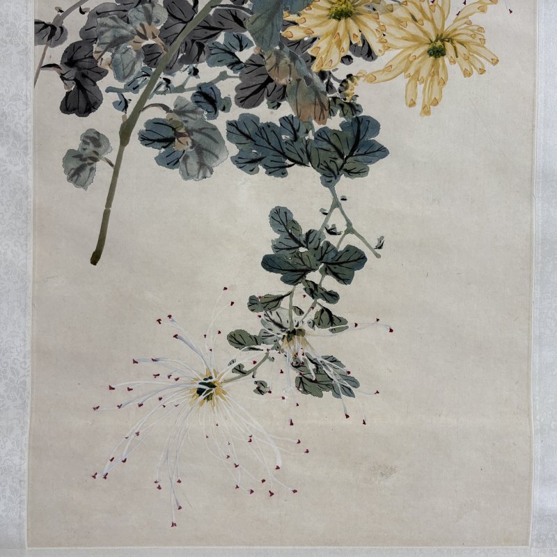清 吴笠仙 菊花 - 图4