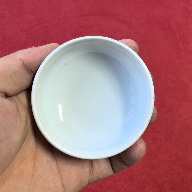 清中晚期 青花博古纹温酒器一套 - 图16