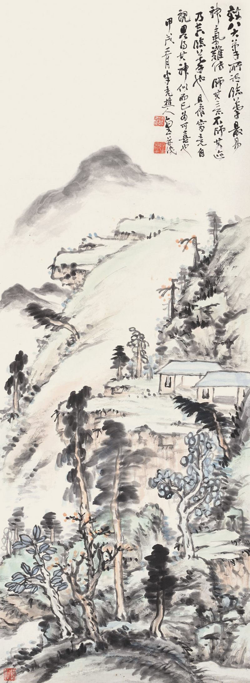近现代 赵云壑 山水