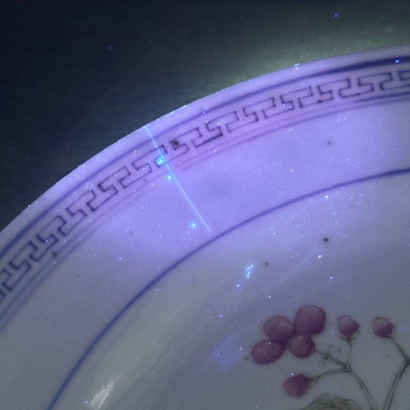 清晚期 粉彩花卉纹盘 - 图10