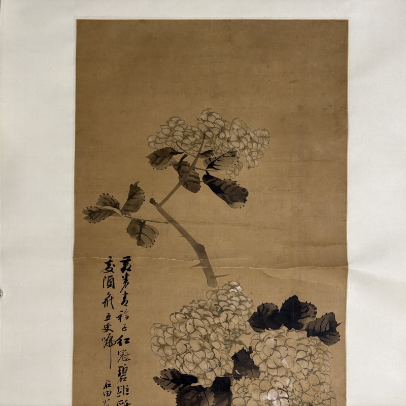 清 朱偁 花鸡 - 图2