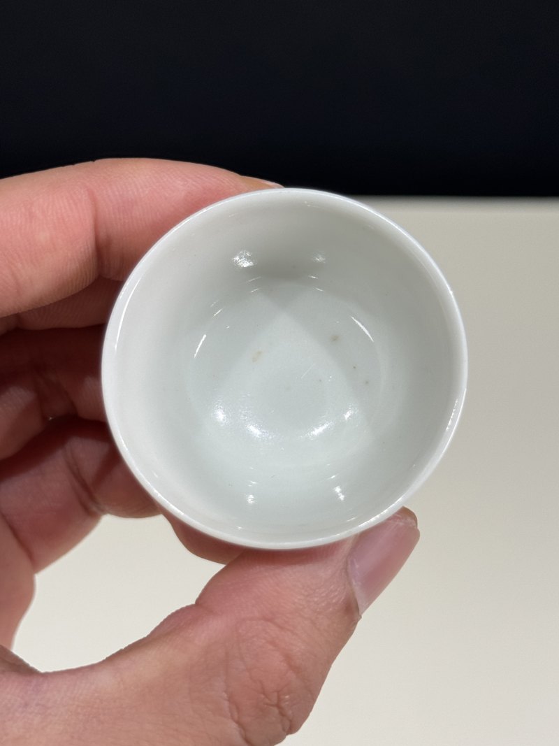 清雍正 墨彩山水小杯 - 图9