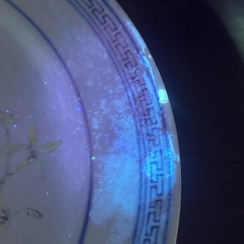 清晚期 粉彩花卉纹盘 - 图12