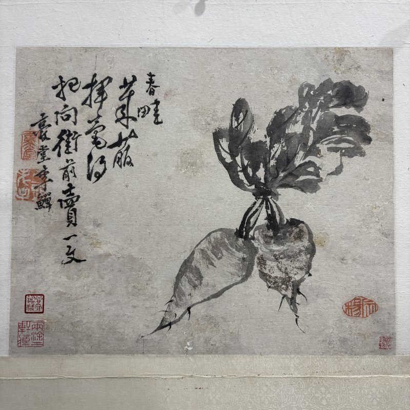 清 李鱓 蔬果 - 图2