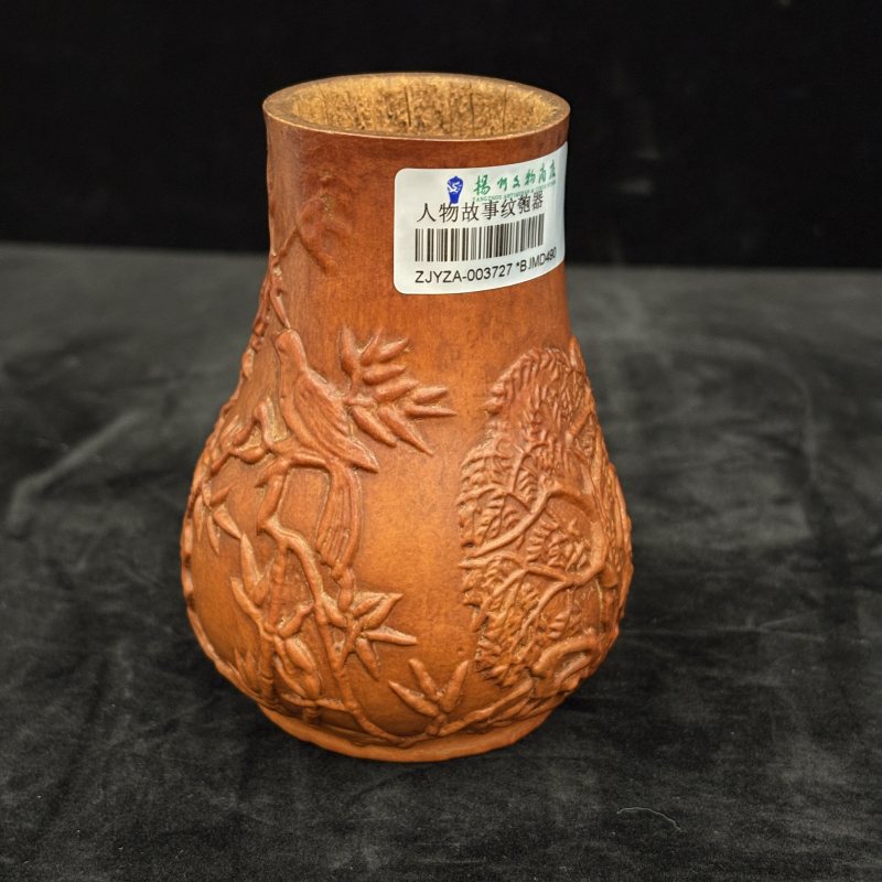 清 人物故事纹匏器 - 图3