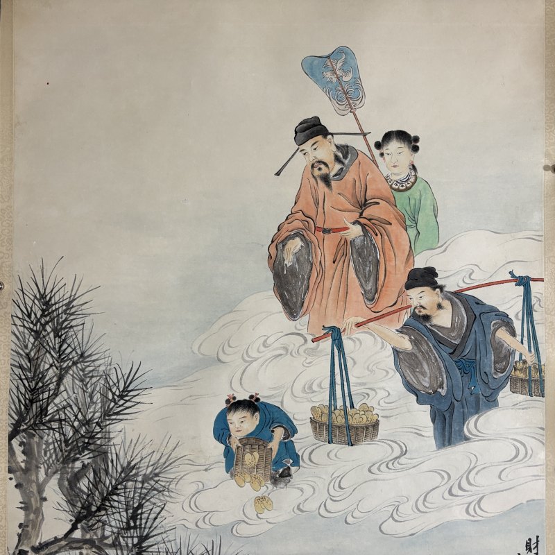 近现代 金龢 财来福凑图 - 图2