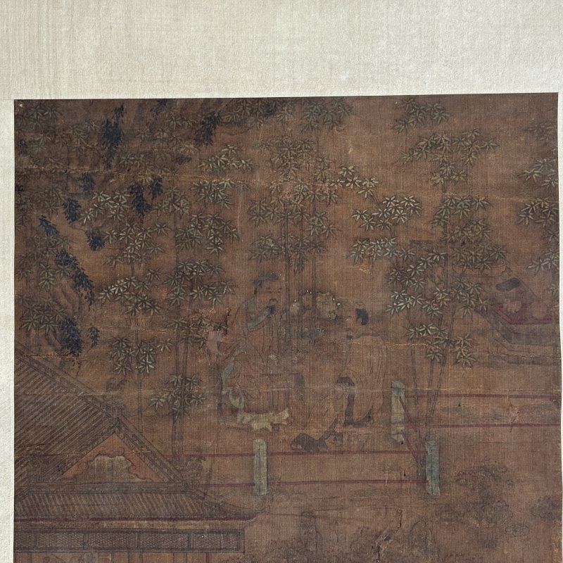 清 马贲（款） 亭台楼阁 - 图2