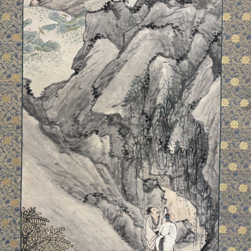 清 李墅 山水人物 - 图4