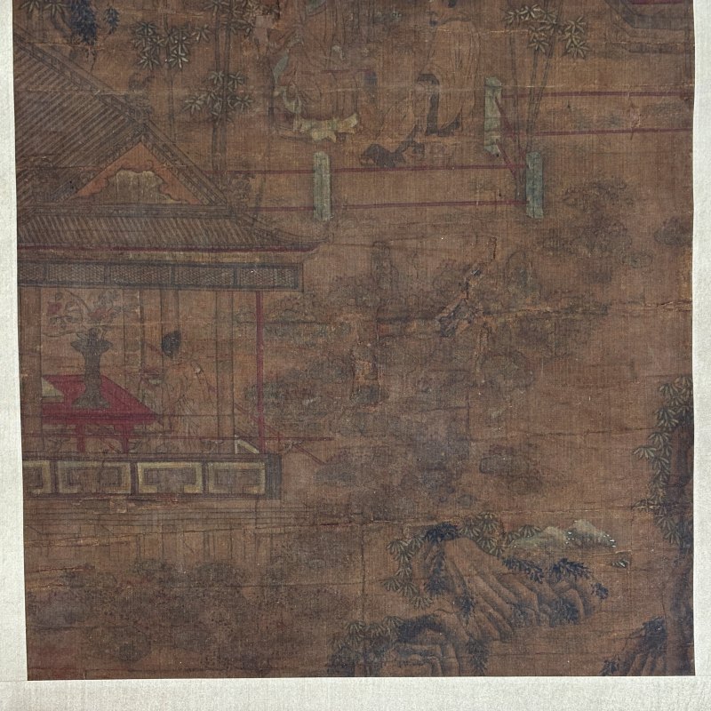 清 马贲（款） 亭台楼阁 - 图3