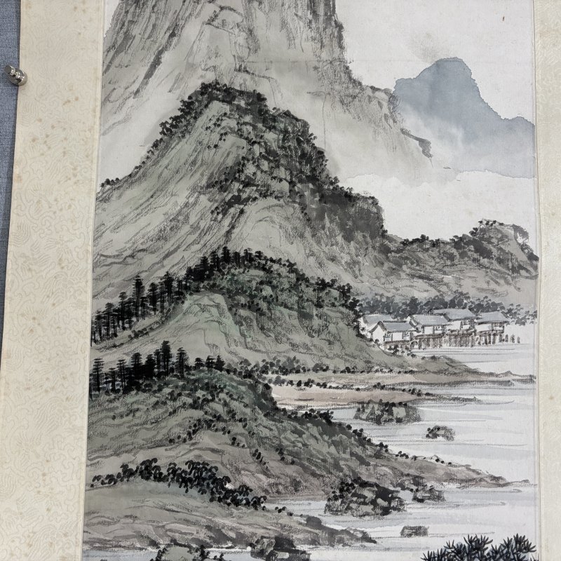 近现代 袁松年 溪山泛舟 - 图3
