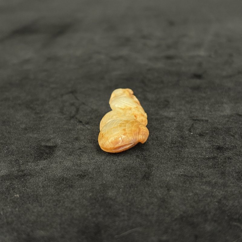 清 白玉胡人 白玉童子牧牛 白玉鹭鸶一组 - 图8
