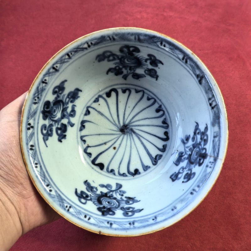 明晚期 青花瑞兽纹碗 - 图7