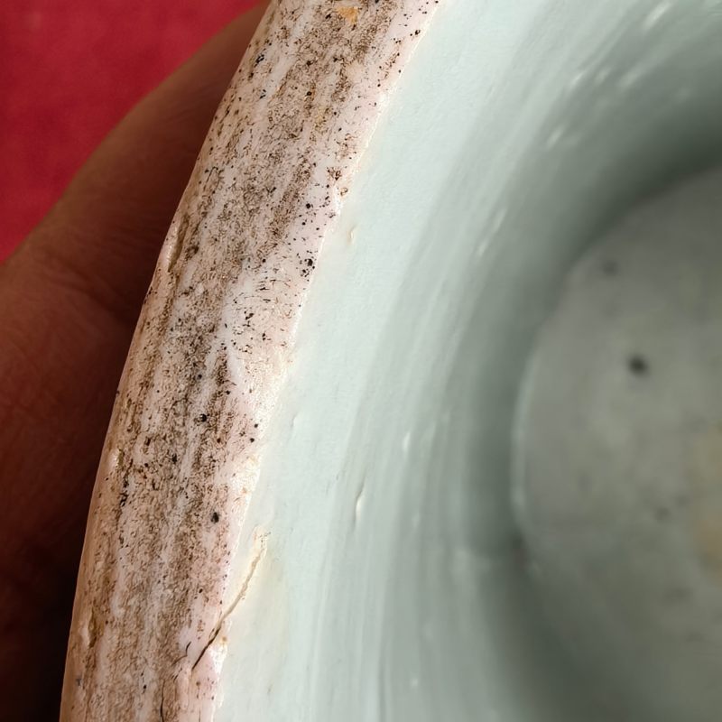 清早期 青花山水纹笔筒 - 图11