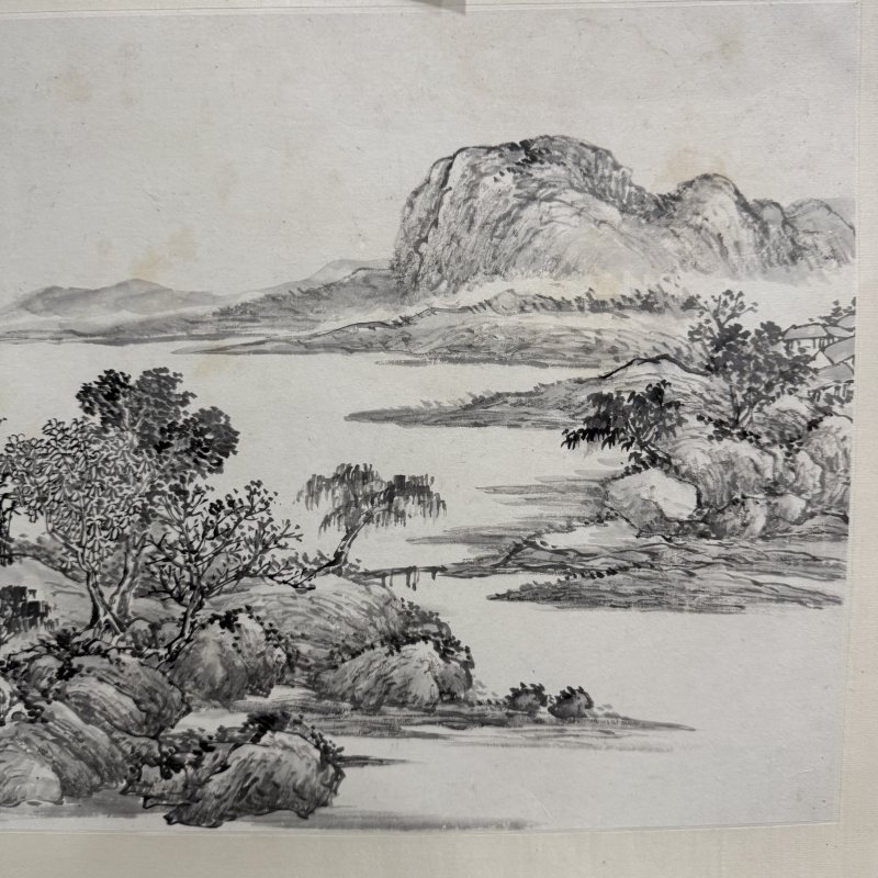 近现代 陈摩 山水 - 图2