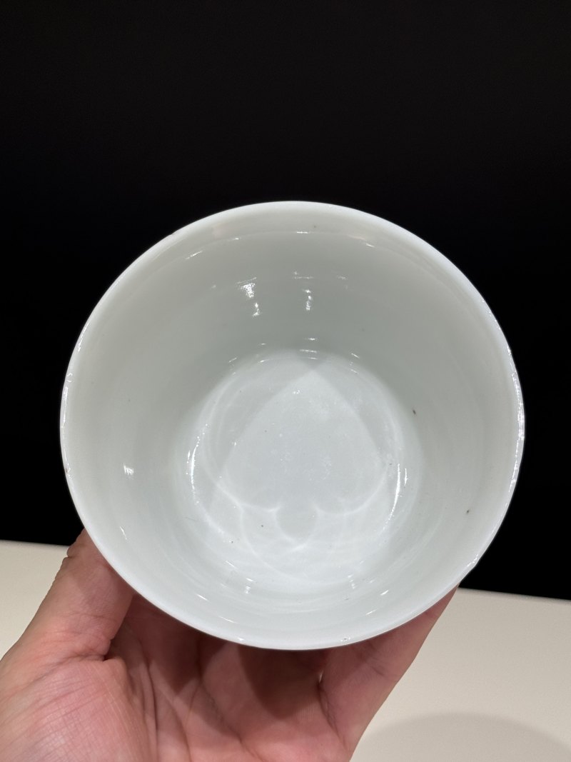 民国 粉彩花卉纹茶碗一对 - 图22