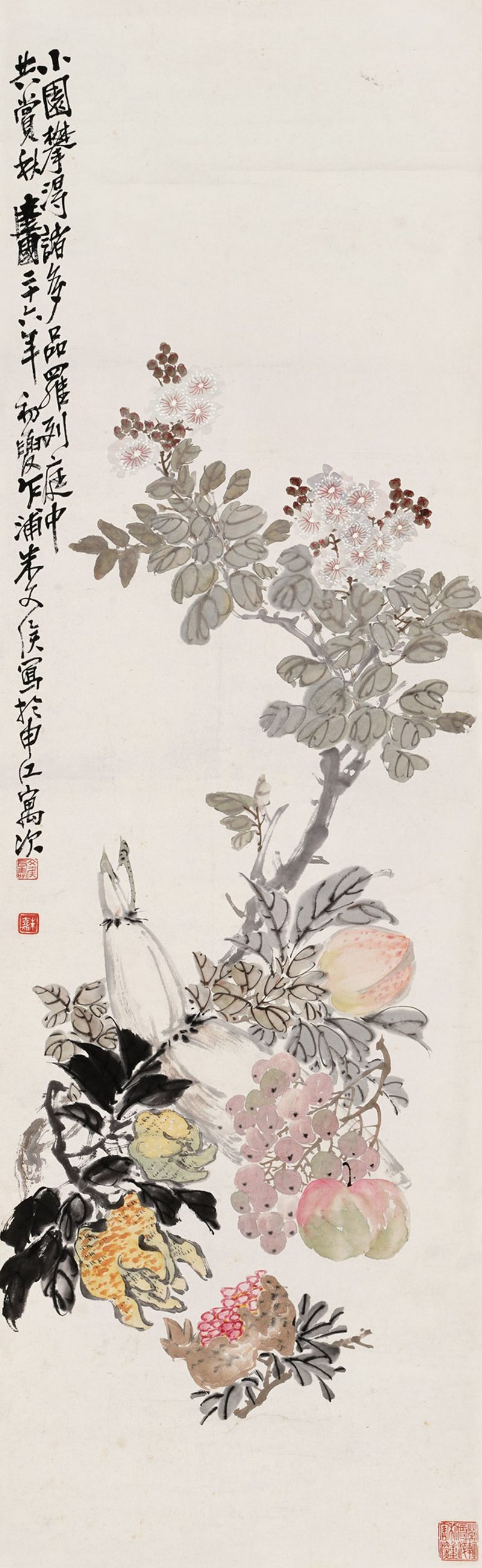 近现代 朱文侯 清供