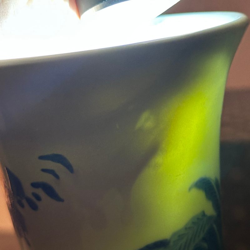 清康熙 青花人物故事图花觚 - 图14