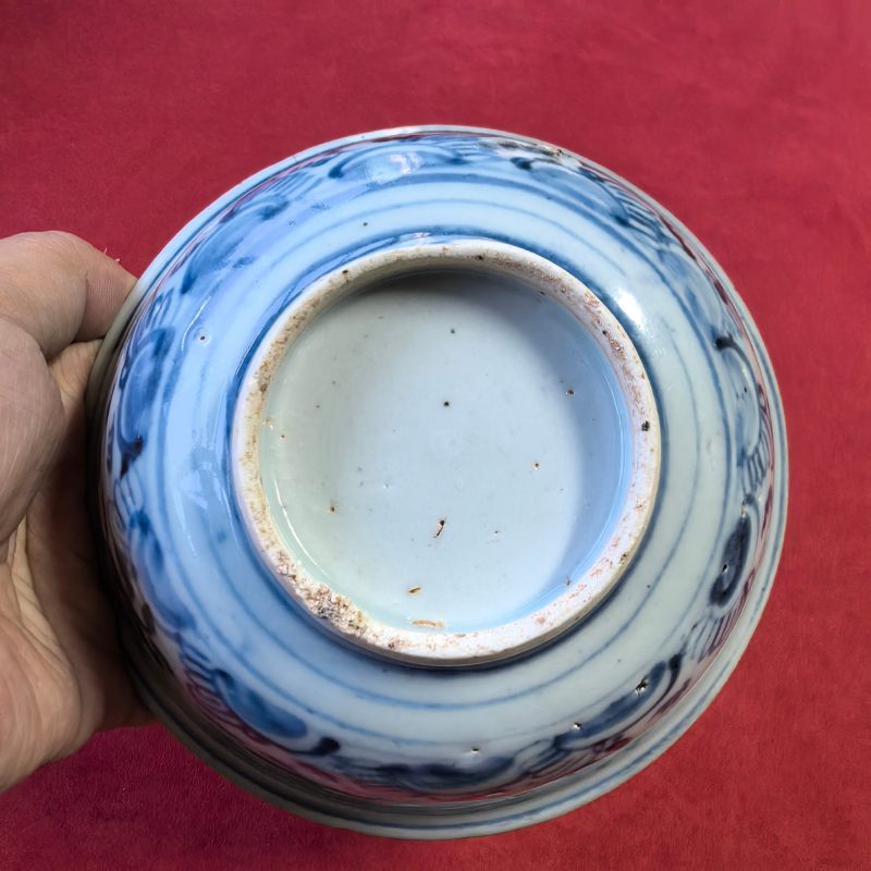 明晚期 青花瑞兽纹碗 - 图13