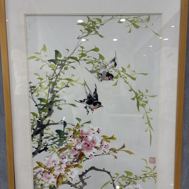 近现代 吴野洲 满园春色 - 图3