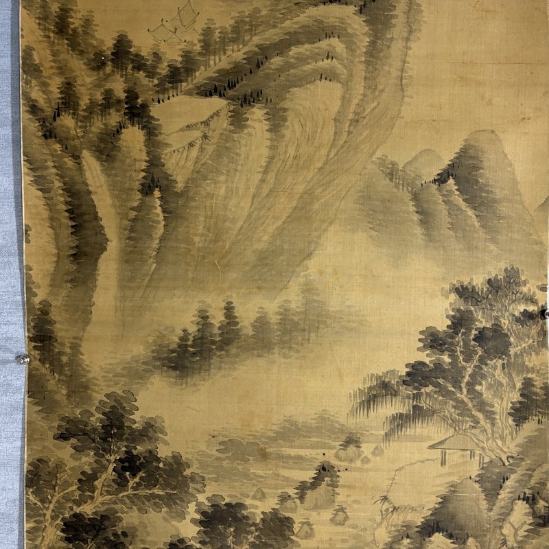 清 罗牧 山水 - 图3