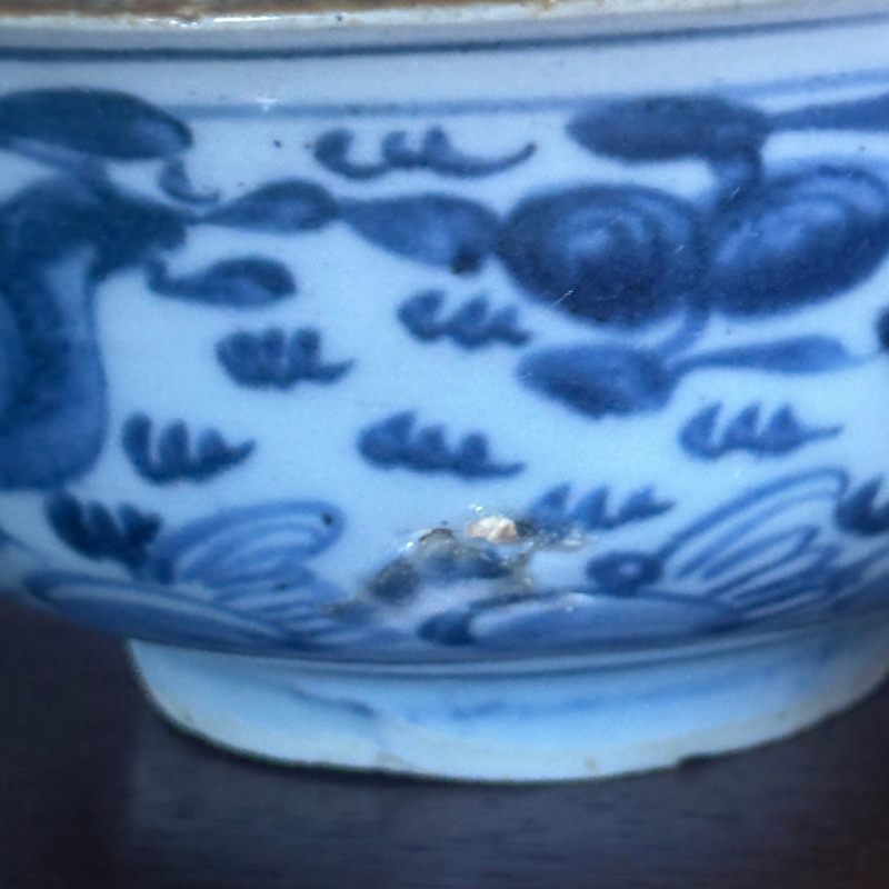明晚期 青花瑞兽纹碗 - 图15