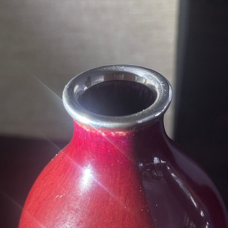 清乾隆 钧红釉葫芦瓶 - 图10