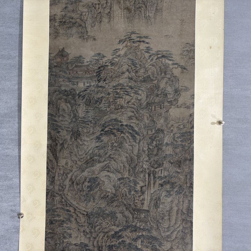 清 郑重 山水 - 图3
