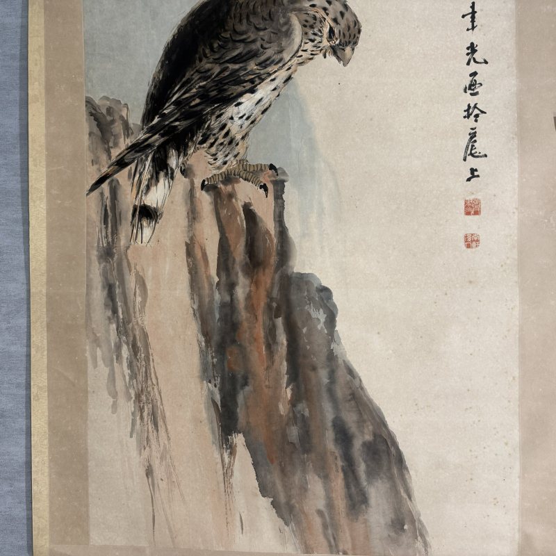 近现代 张聿光 雄鹰 - 图3