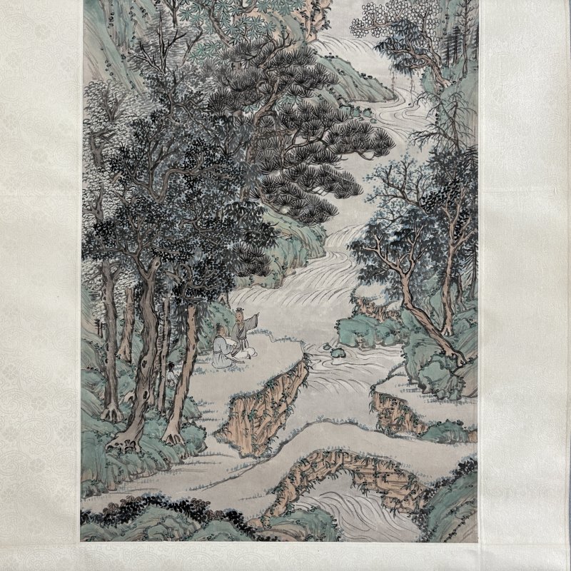 清 李墅 山水 - 图2