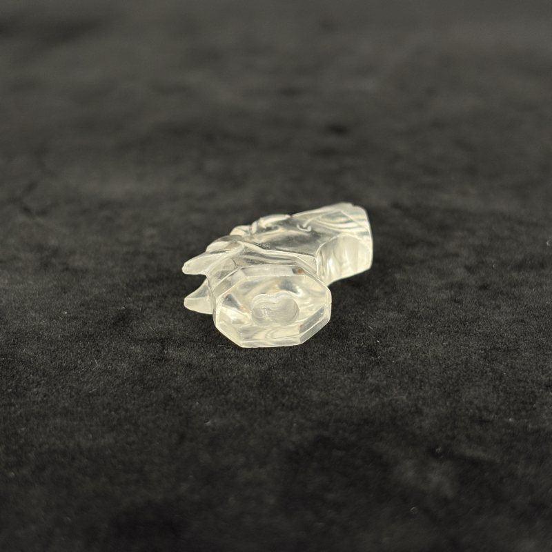 清 水晶钱币挂件 水晶龙头两件 - 图8
