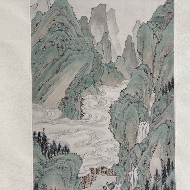清 李墅 山水 - 图4