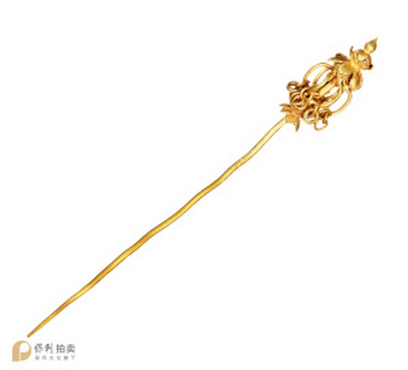 明 金法器发簪 - 图9