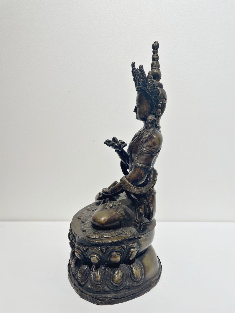 西藏 十八/十九世紀 金剛薩埵銅像 | A COPPER ALLOY FIGURE OF VAJRASATTVA - 图5