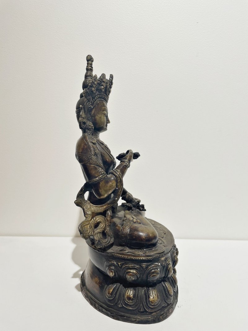 西藏 十八/十九世紀 金剛薩埵銅像 | A COPPER ALLOY FIGURE OF VAJRASATTVA - 图8
