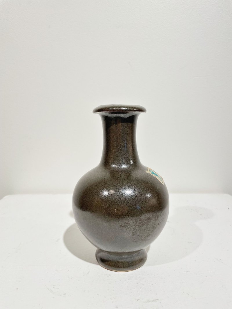 晚清 茶葉末釉鼓腹瓶 | A TEA-DUST-GLAZED BOTTLE VASE - 图5