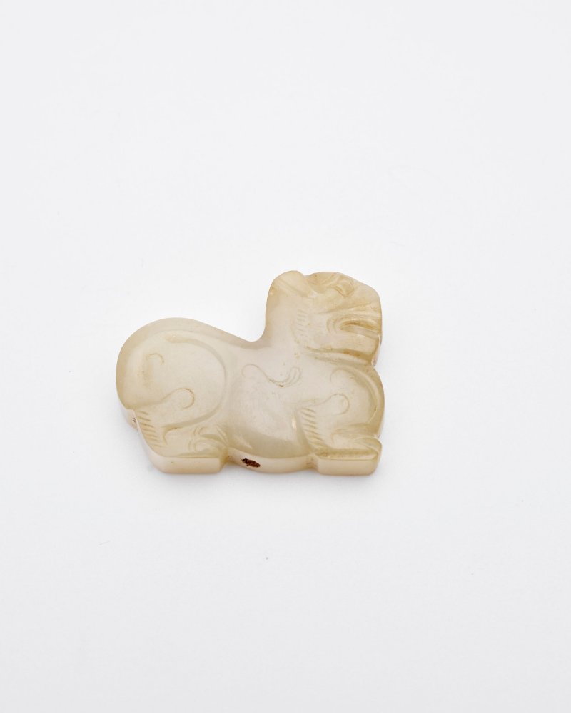漢式 青玉虎形珮 | A CELADON JADE 'TIGER' PENDANT