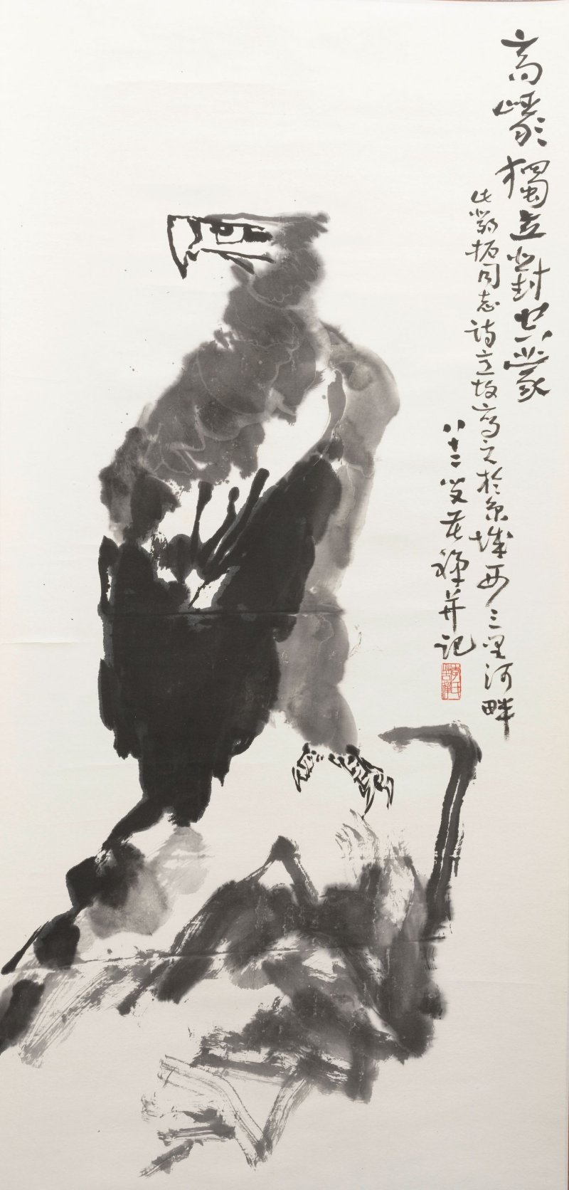 李苦禪 鷹 水墨紙本 立軸 一九七九年作 | LI KUCHAN (1899-1983) - 图1